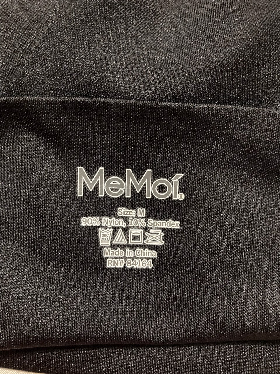 MEMOI High Waist Sculpted Boyshort Shapewear BLACK M