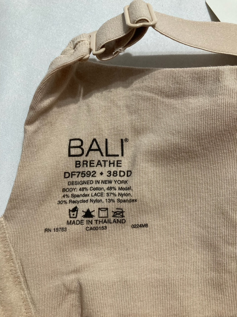 BALI Breathe Modal T-Shirt Bra ALMOND 38DD
