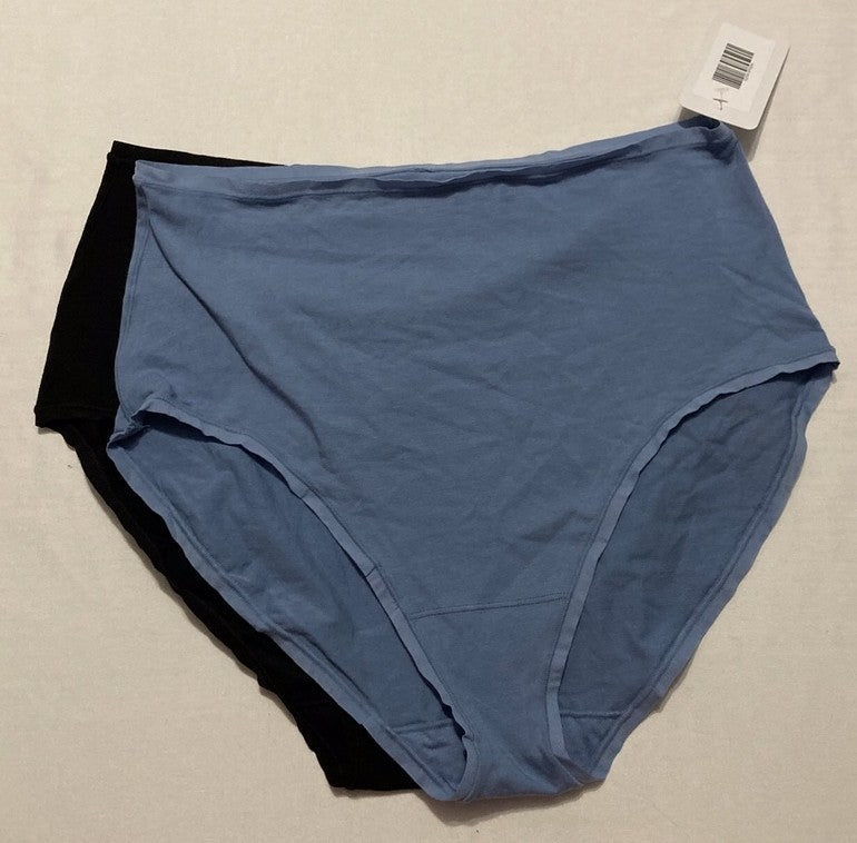 NATORI Bliss Bare Cotton High Waist Brief 2-Pack ASSORTED XXL