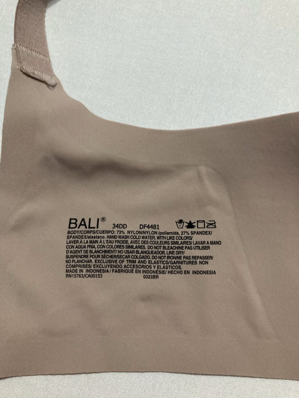 BALI Ultimate Smoothing Underwire T-Shirt Bra BROWN 34DD