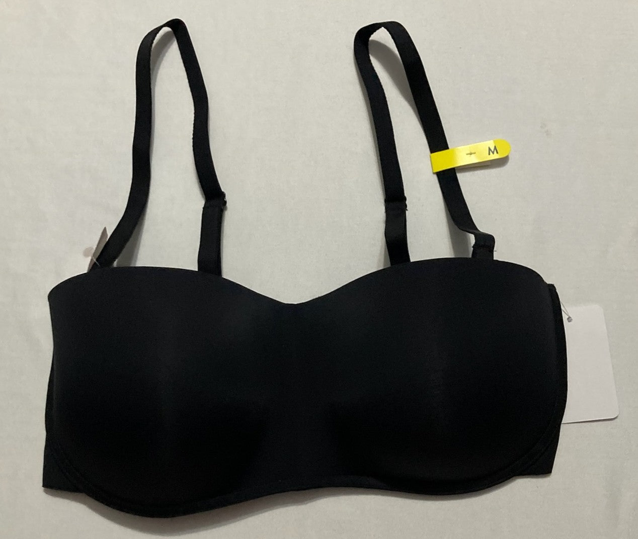 MAIDENFORM Pure Comfort Strapless, Stay-put Wireless BLACK M