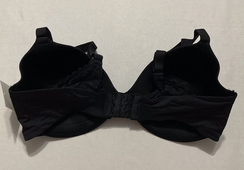 MAIDENFORM One Fab Fit Underwire Bra, Microfiber T-shirt Bra BLACK 36DD