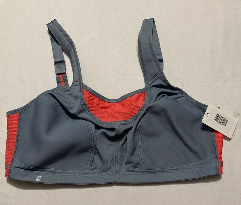 GLAMORISE Plus Size No-Bounce Camisole Sports Bra Wirefree GRAY 44C