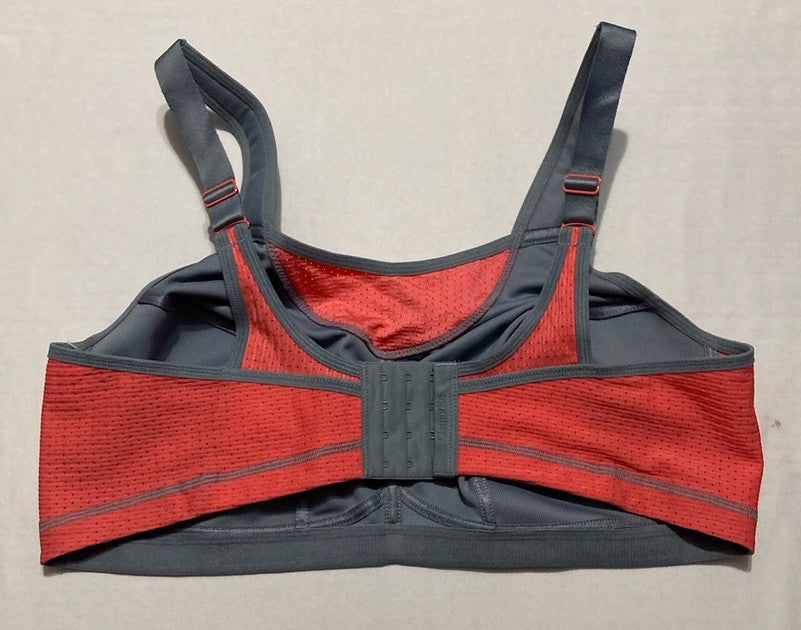 GLAMORISE Plus Size No-Bounce Camisole Sports Bra Wirefree GRAY 44C