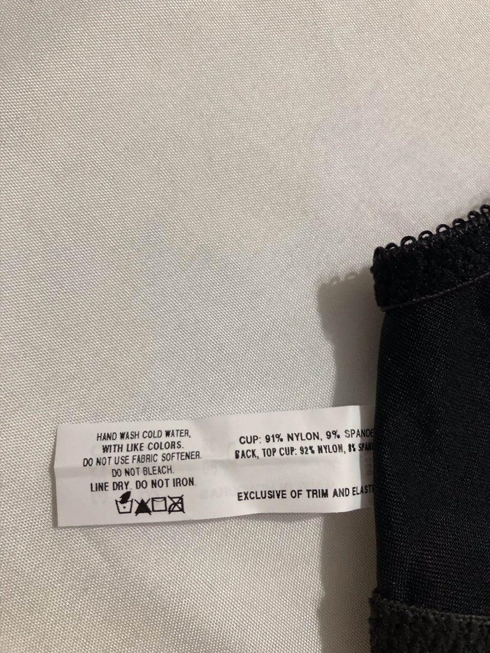 BALI Double Support Wireless Bra Comfortsoft Full Coverage Wirefree BLACK 36D