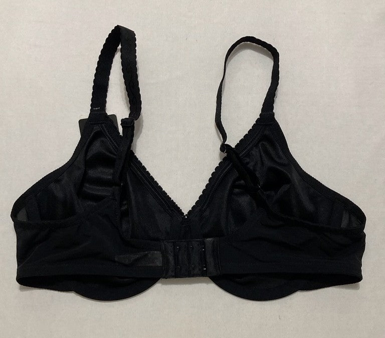 WACOAL Simple Shaping Unlined Full Coverage Minimizer Bra BLACK 36C