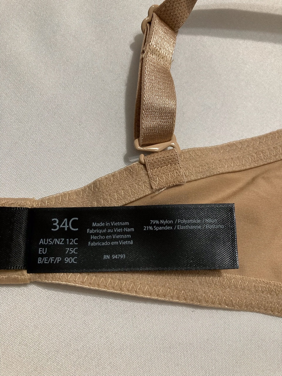 DOMINIQUE Uma U Plunge Convertible Bra MOCHA 34C