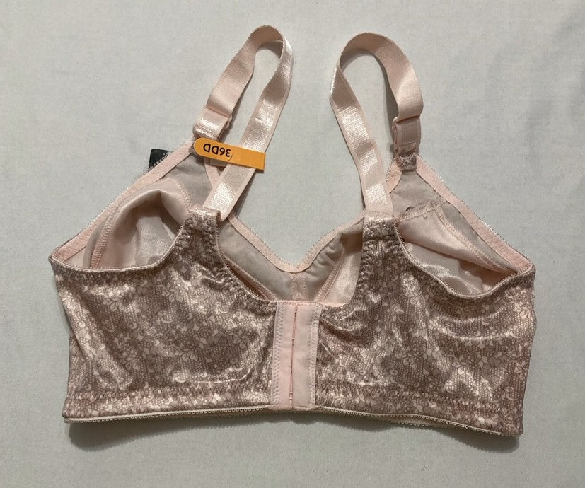 BALI Double Support Wireless Bra, Comfortsoft Full-coverage Wirefree PINK 36DD