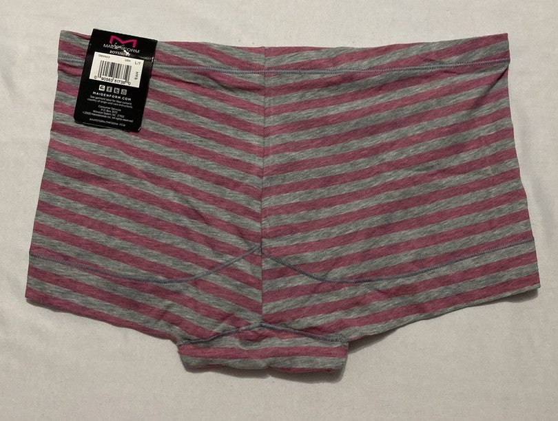 MAIDENFORM Cotton Boyshort Underwear PINK L