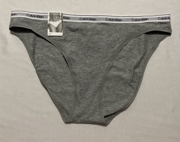 CALVIN KLEIN Modern Logo Bikini GREY L