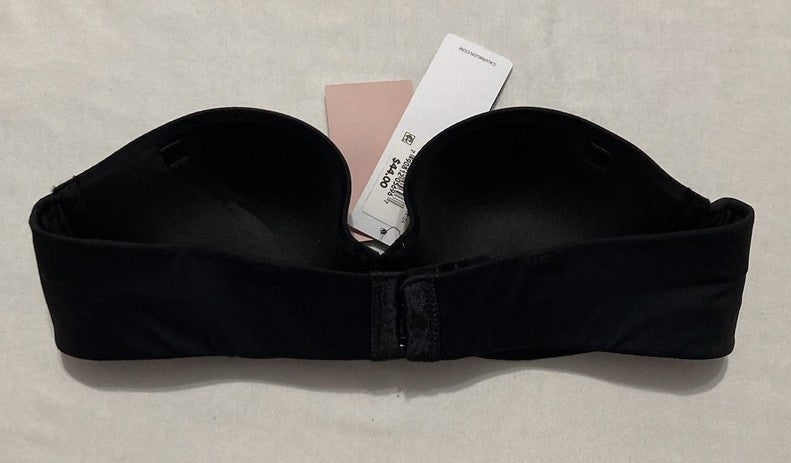 CALVIN KLEIN Perfectly Fit Strapless Convertible Push-Up Bra BLACK 34A