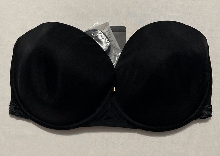 NATORI Pure Luxe Strapless Contour Underwire BLACK 34DD