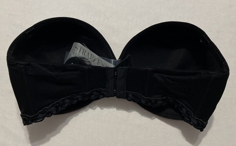 NATORI Pure Luxe Strapless Contour Underwire BLACK 34DD