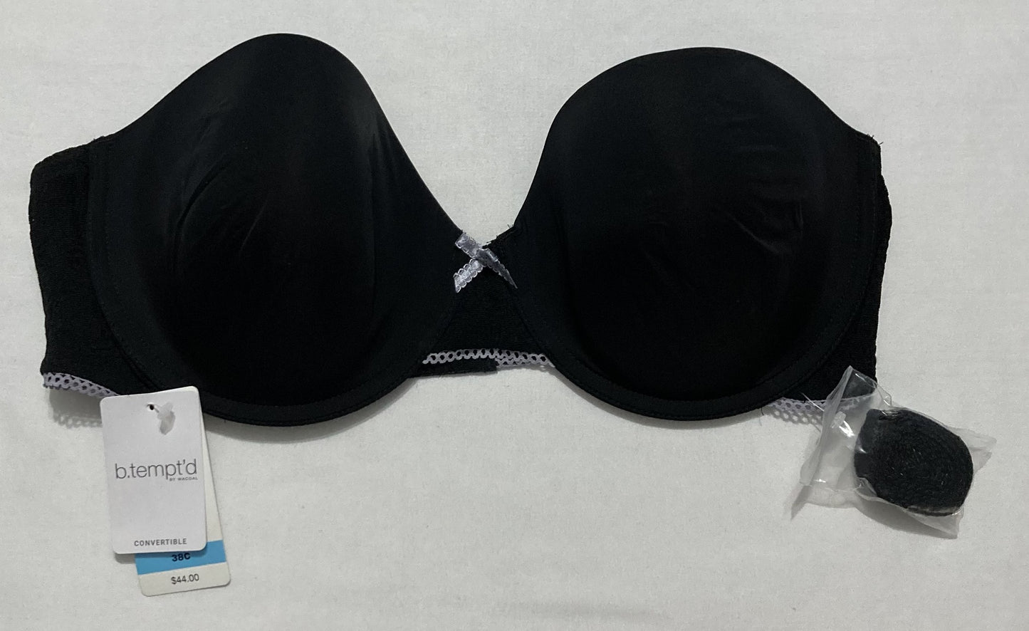 B.TEMPT'D Modern Method Convertible Strapless Bra BLACK 38C