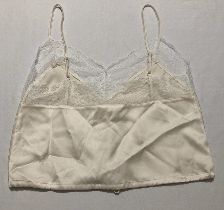 BELLE & BLOOM Nights Lace Cami WHITE M