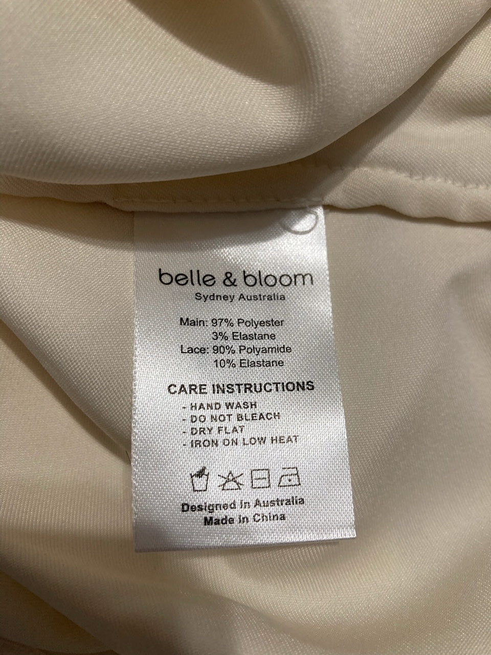 BELLE & BLOOM Nights Lace Cami WHITE M