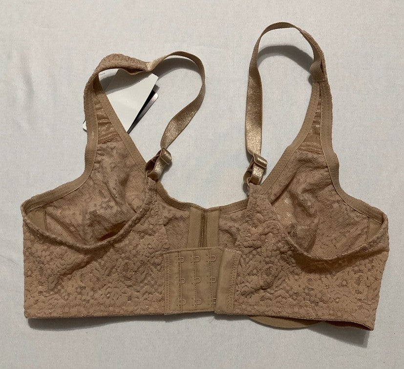 WACOAL Halo Lace Unlined Full Coverage Underwire Bra TOAST 34D