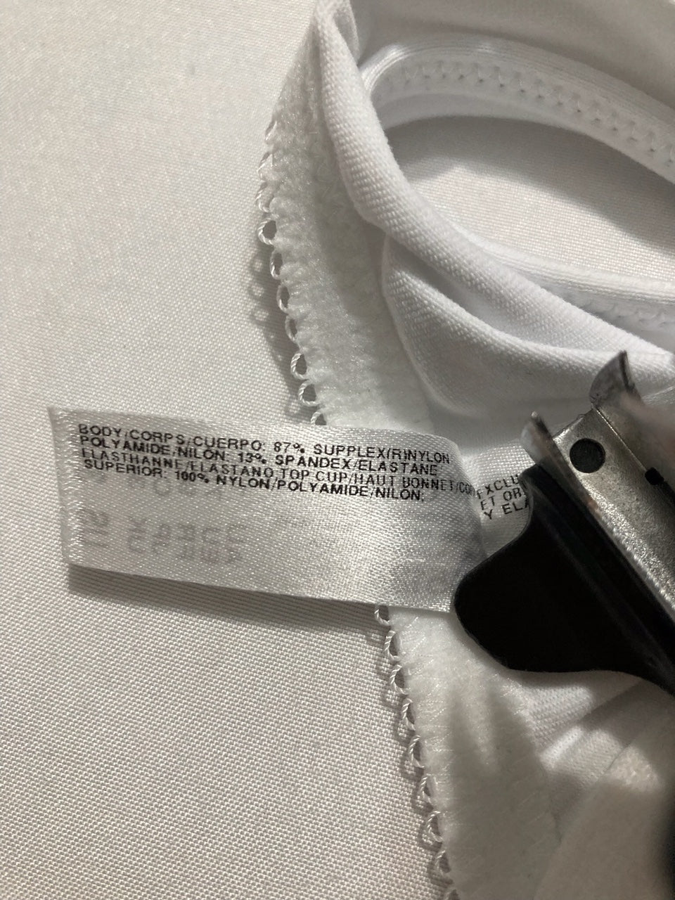 WACOAL Body by Unlined Underwire Racerback Bra WHITE 34B