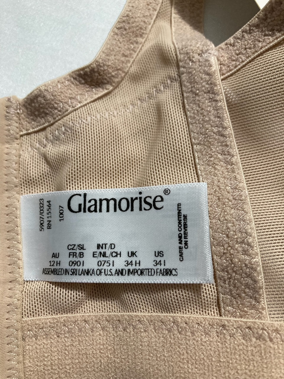 GLAMORISE MagicLift Seamless Bra Wirefree CAFE 34I