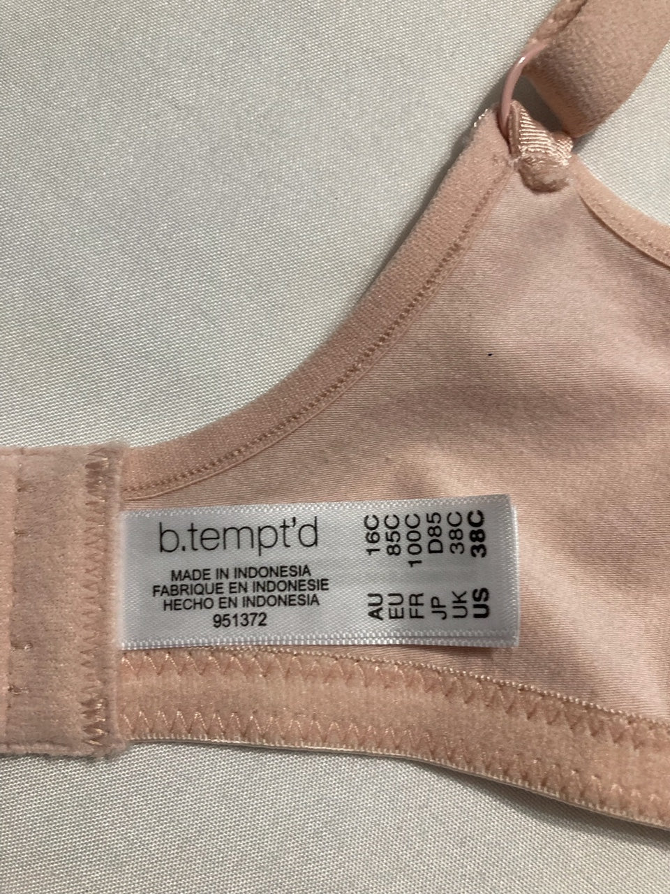 B.TEMPT'D Cotton to a Tee Underwire Bra ROSE 38C