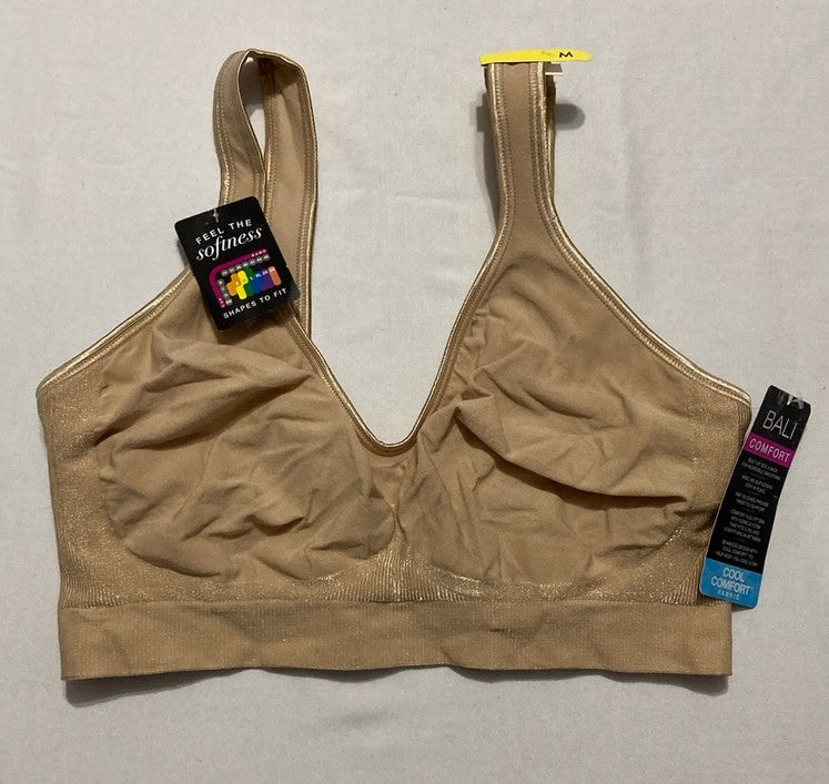 BALI Wireless Bra, Comfort Revolution Seamless T-Shirt Bra NUDE M
