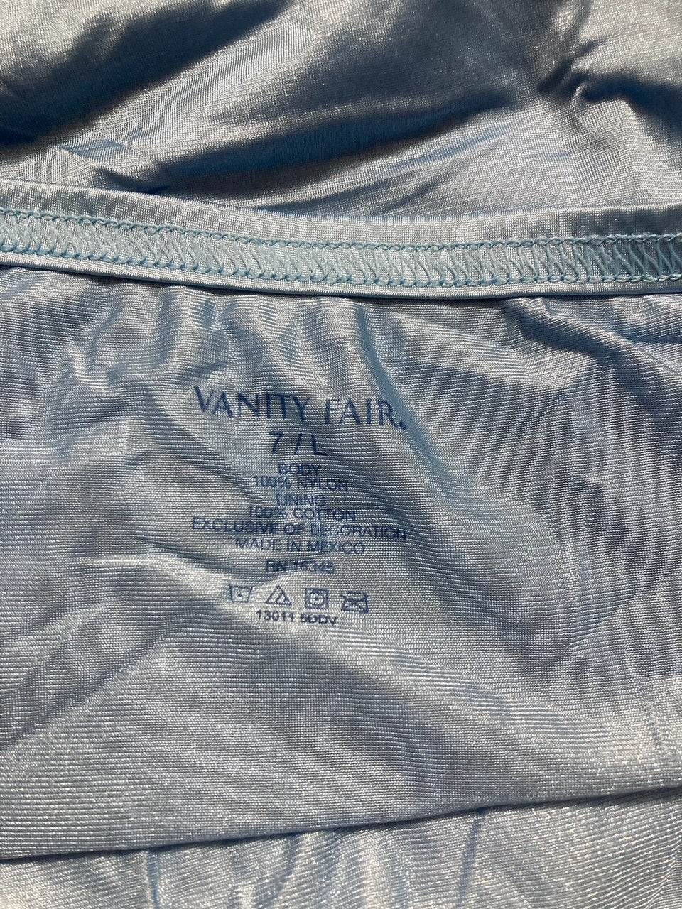 VANITY FAIR Perfectly Yours Lace Nouveau Full Brief Panties Pack 3 ASSORTED L