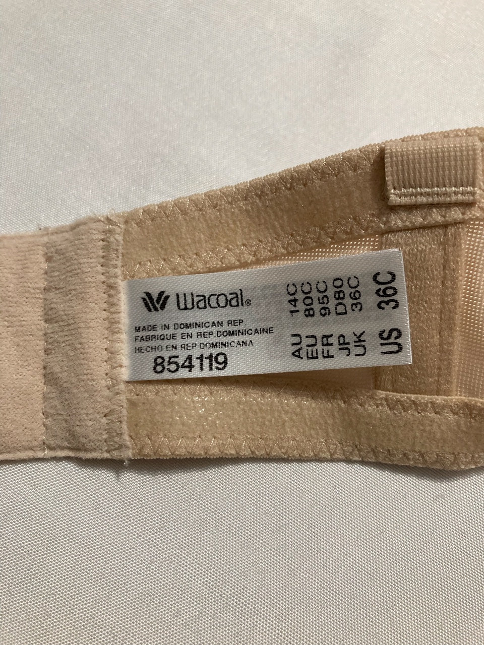 WACOAL Red Carpet Strapless Bra SAND 36C