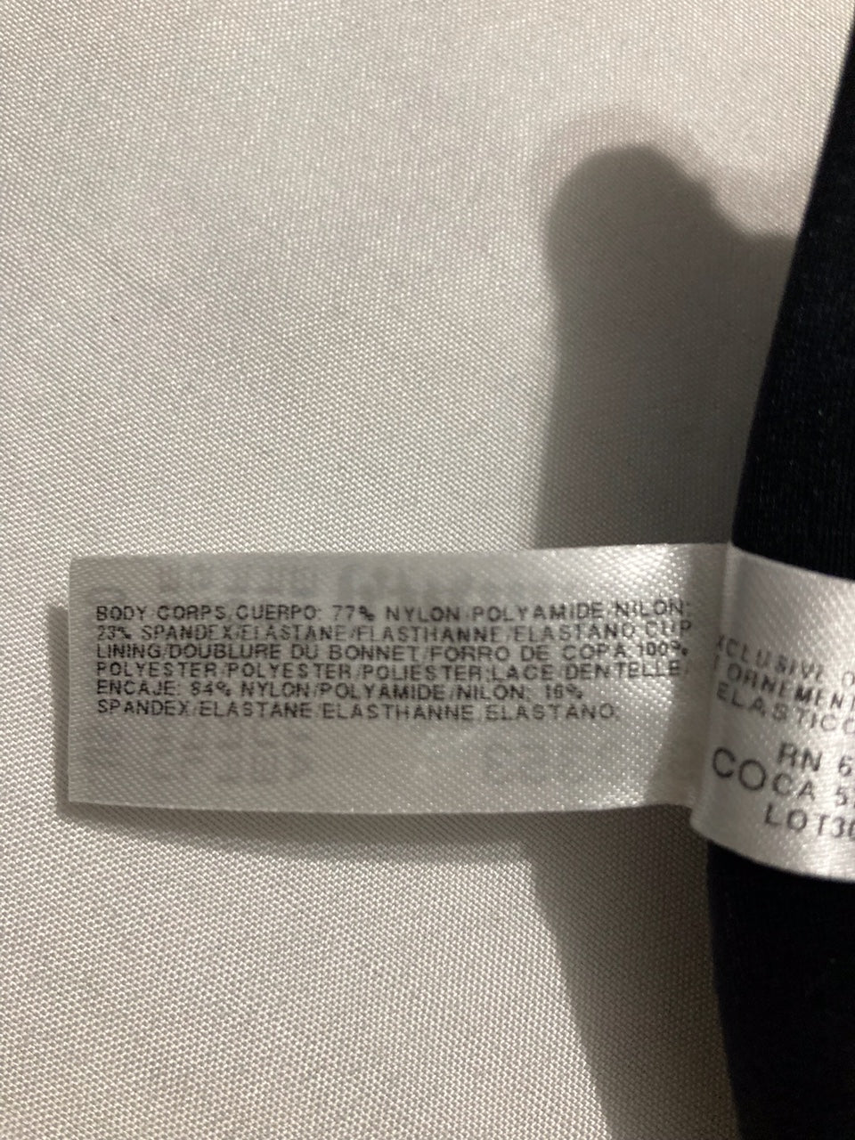 B.TEMPT'D Lightly Padded Front Close Racerback T-Shirt Bra BLACK 34DDD