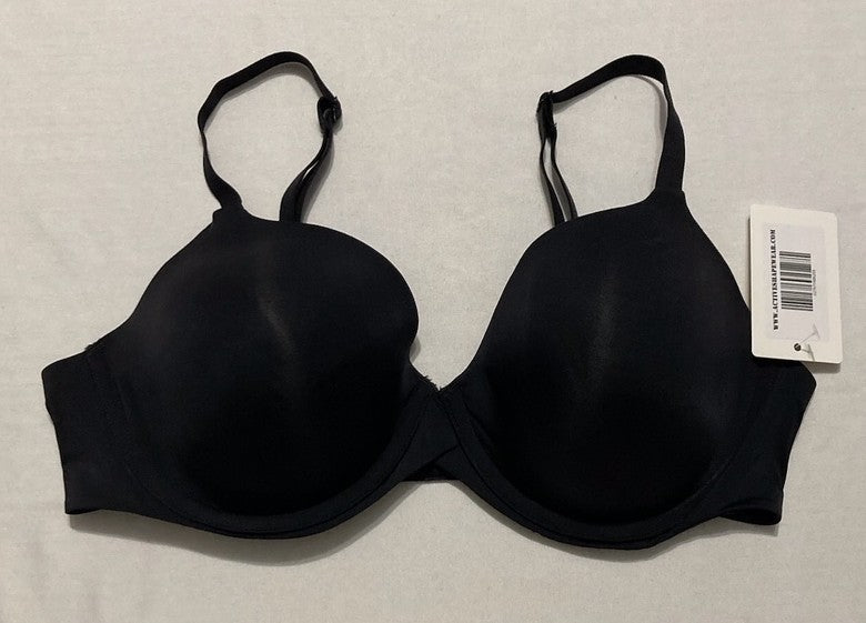 MAIDENFORM One Fab Fit Underwire Push-Up T-Shirt BLACK 36C