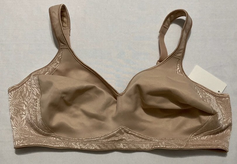 PLAYTEX Smoothing Wireless Bra, 18 Hour Plus-Size T-Shirt NUDE 44C