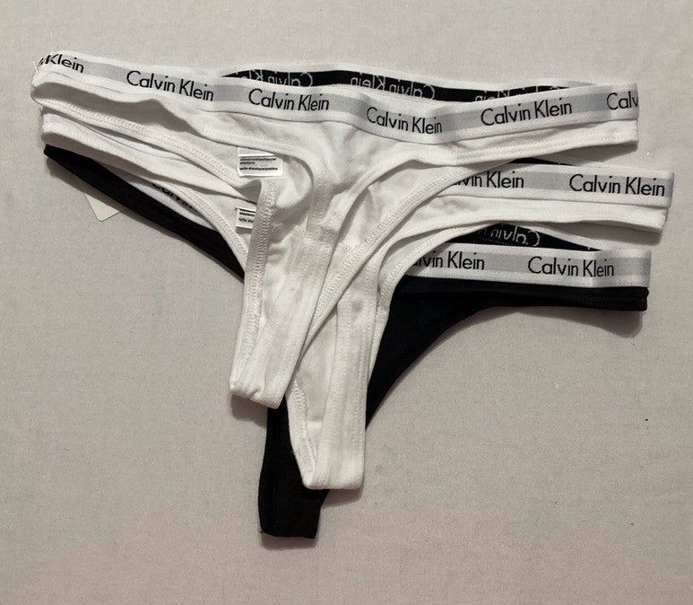CALVIN KLEIN Carousel Logo Cotton Bikini Panty 3-Pack ASSORTED S
