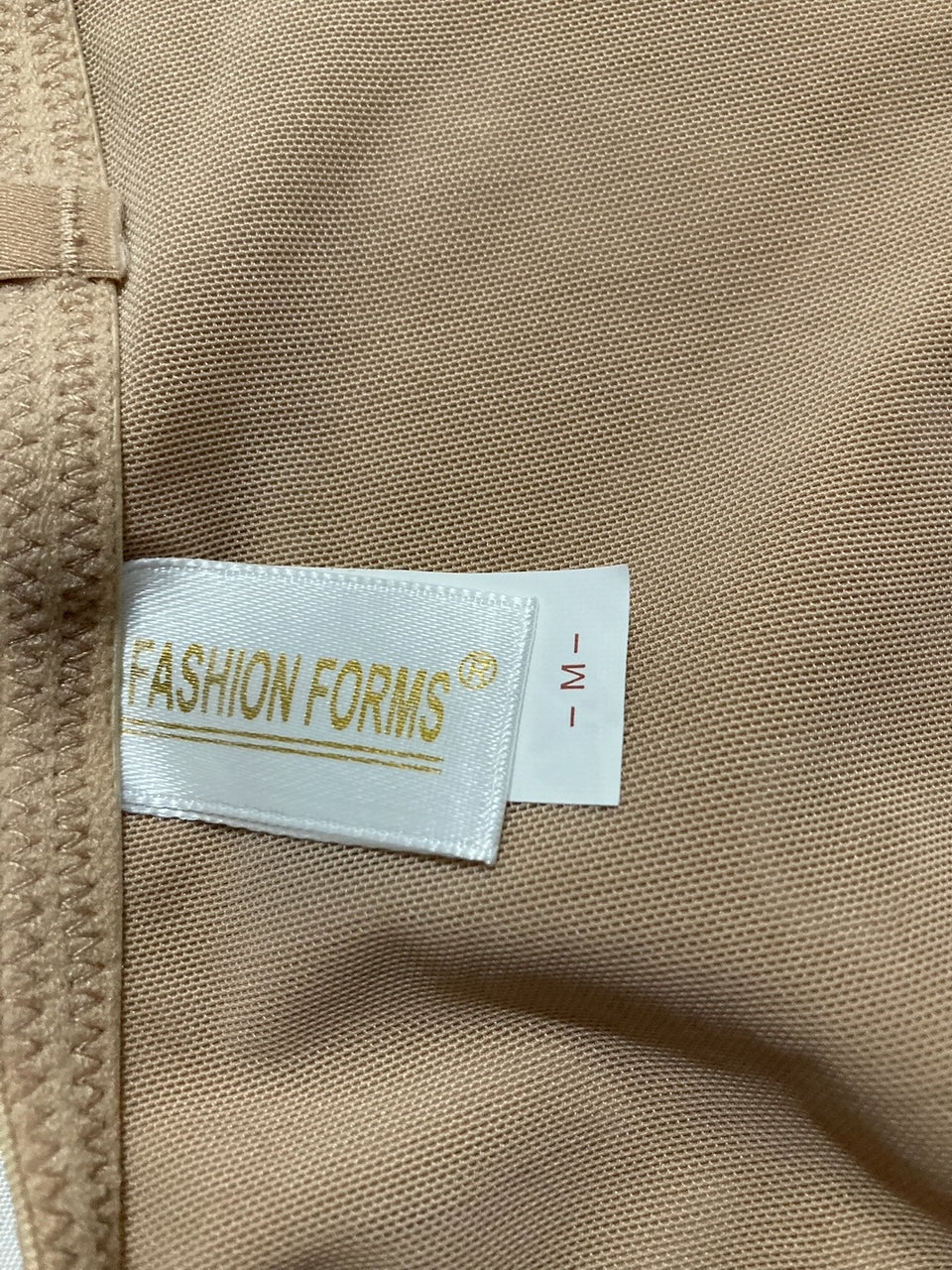 NWD FASHION FORMS U Plunge Backless Strapless Bodysuit NUDE M