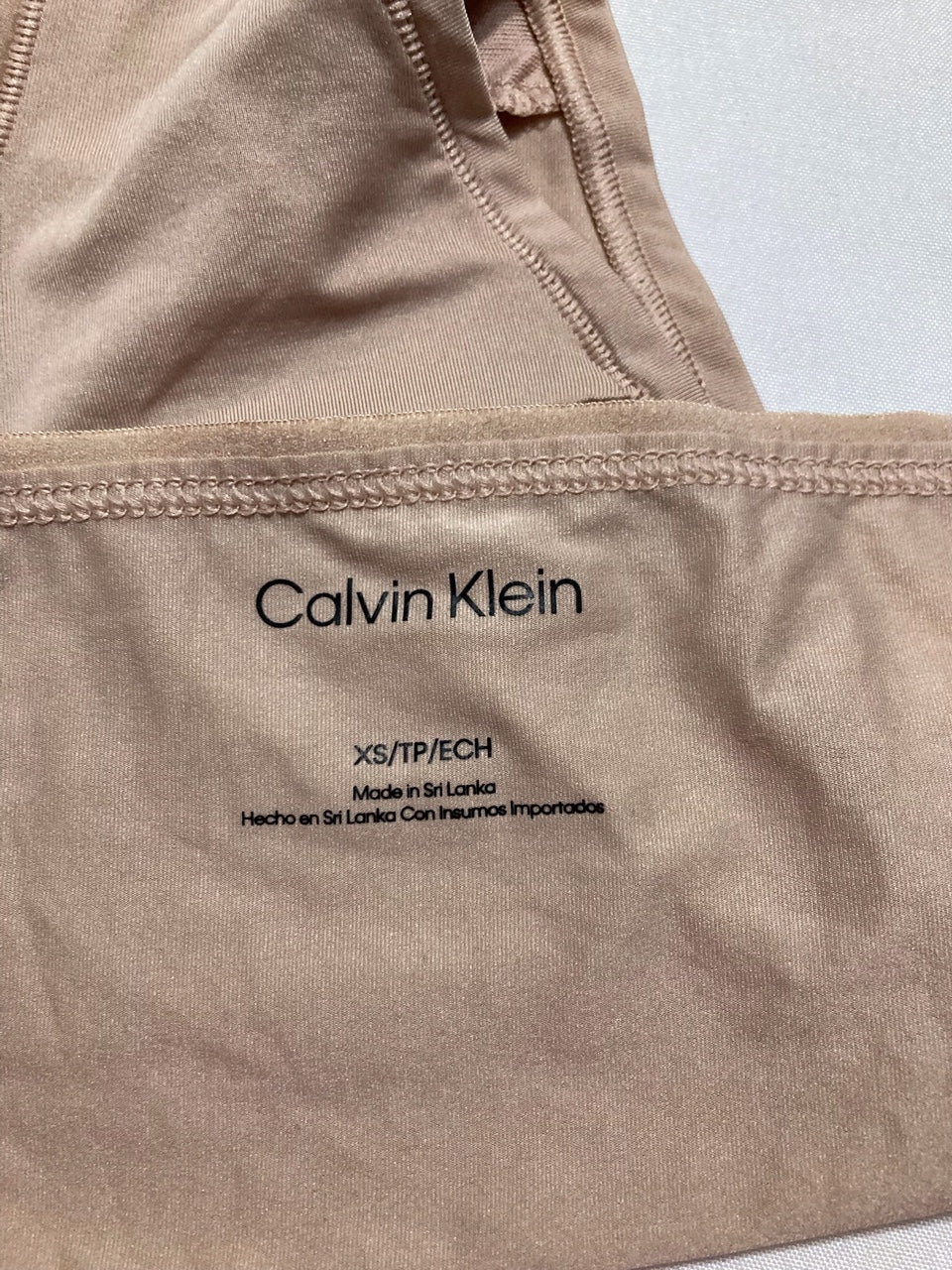 CALVIN KLEIN Ideal Micro String Bikini Underwear NUDE XS