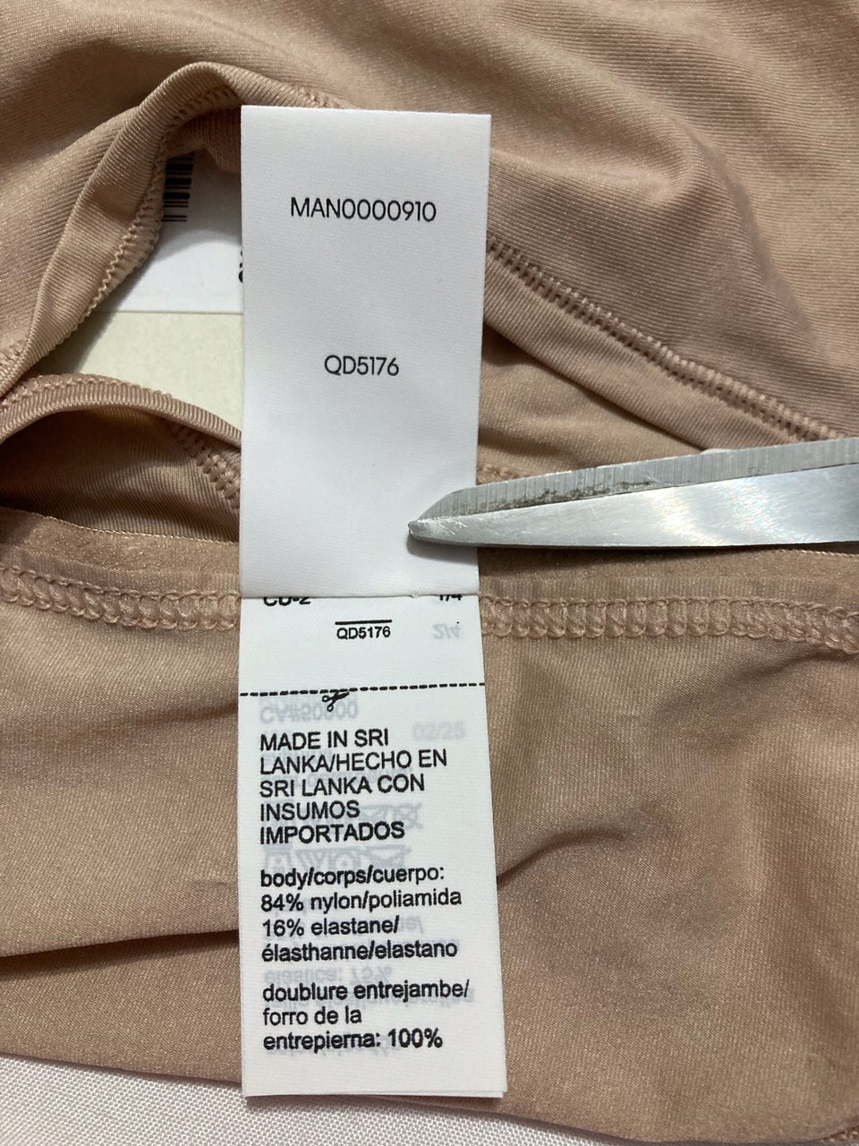 CALVIN KLEIN Ideal Micro String Bikini Underwear NUDE XS