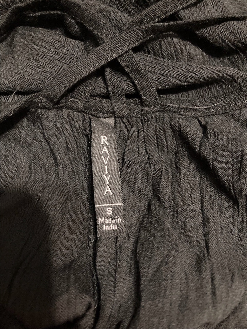 RAVIYA Sleeveless Cover-Up Maxi Dress BLACK S