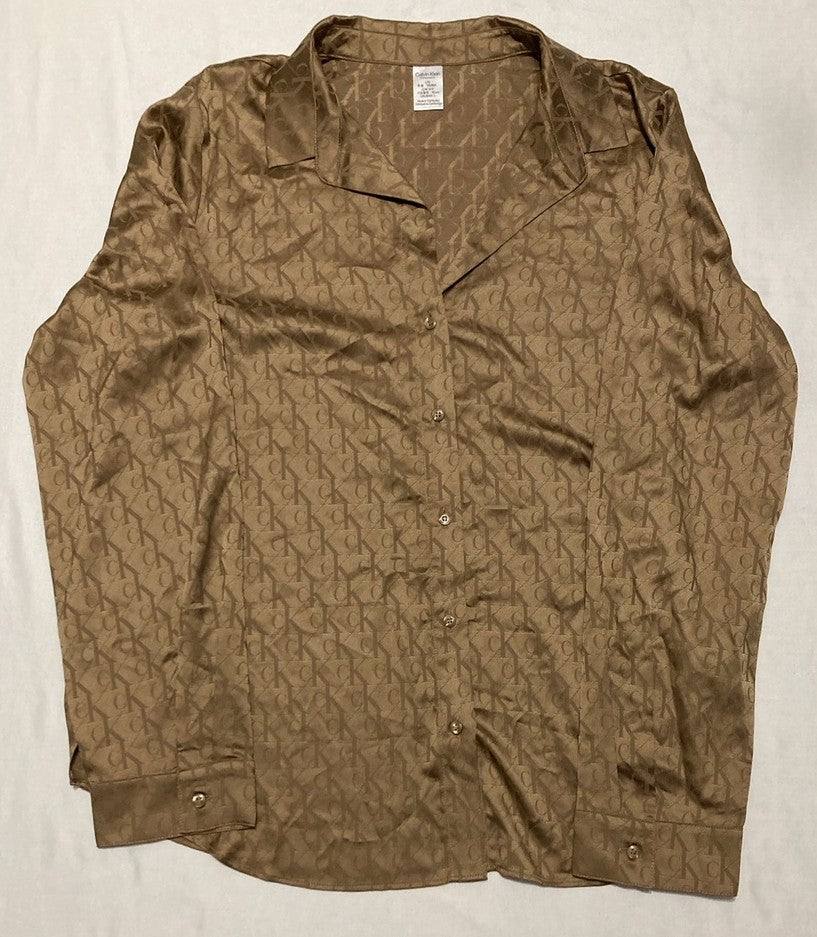 CALVIN KLEIN Underwear Pajama set MOCHA L