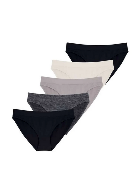 DORINA 5 PACK ROSANNE BRIEF MULTICOLOR XL