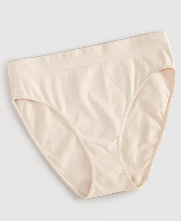 STATE OF DAY Seamless High-Cut Underwear BEIGE L