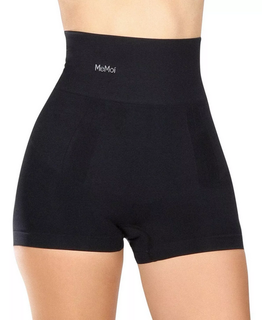 MEMOI High Waist Sculpted Boyshort Shapewear BLACK M