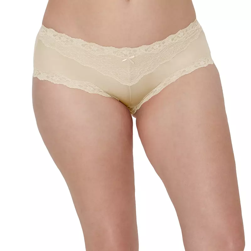 MAIDENFORM Cheeky Hipster Underwear BEIGE M