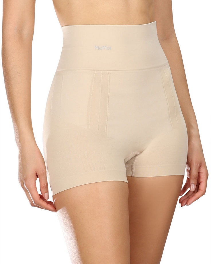 MEMOI BodySmootHers High Waist Sculpting Boy Shorts NUDE M