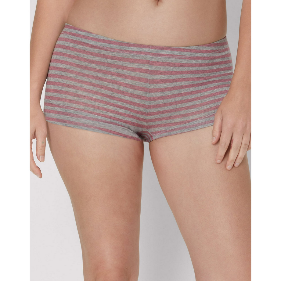 MAIDENFORM Cotton Boyshort Underwear PINK L