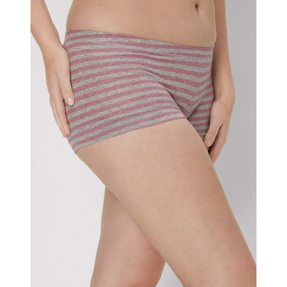 MAIDENFORM Cotton Boyshort Underwear PINK L