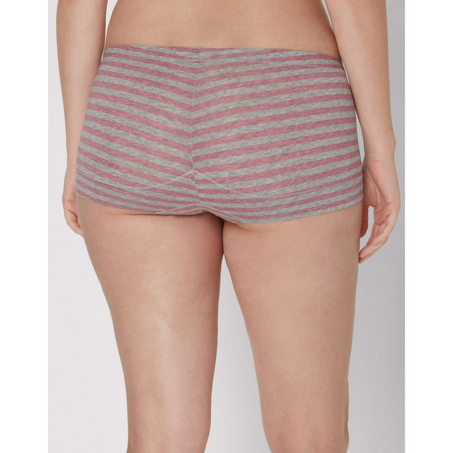 MAIDENFORM Cotton Boyshort Underwear PINK L