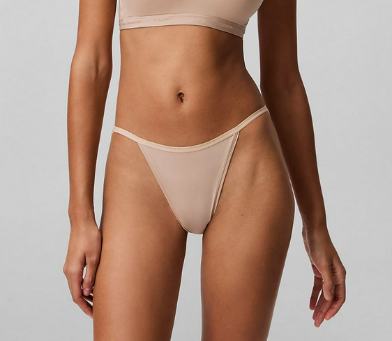 CALVIN KLEIN Ideal Micro String Bikini Underwear NUDE XS