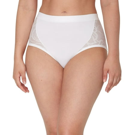NWD BALI Coolest Smoothing High-Waist Brief Panty WHITE 2XL