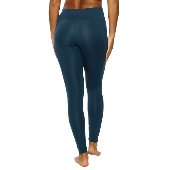 FELINA Athletic Pocket Legging Yoga Pants BLUE L
