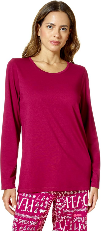 HUE Holiday Sleepwear Set Nightwear RED XL