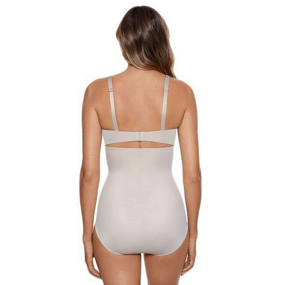 MIRACLESUIT Shapewear Lycra Fit Sense High Waist Brief Underwear BEIGE XL