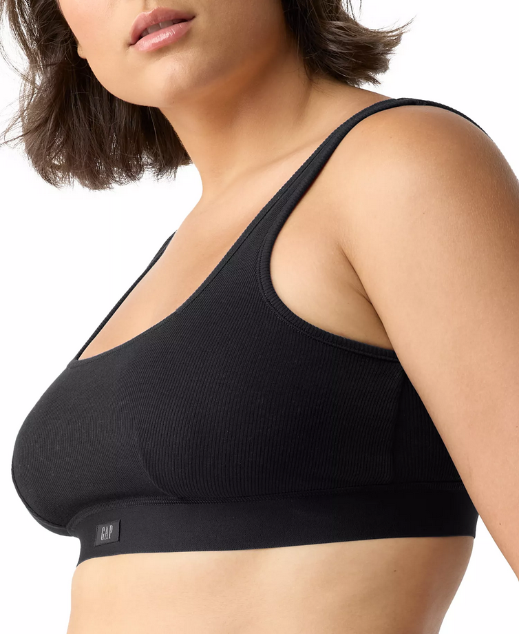 GAPBODY Logo Comfort Bralette BLACK M